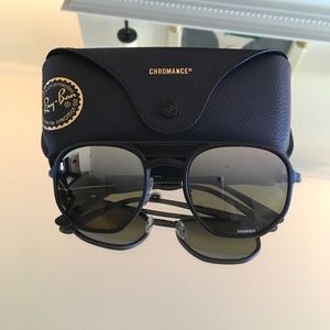 Authentic Ray Ban CHROMANCE sunglasses